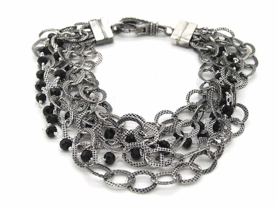 Gioielleria Quinto Ego | Bracciale Catene E Gemme