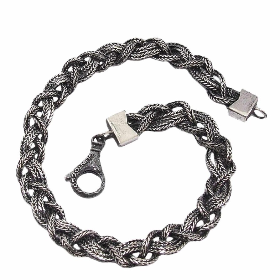 Gioielleria Quinto Ego | Bracciale Treccia Coda Di Volpe